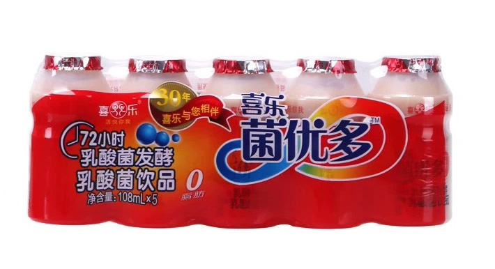 喜乐菌优多(duō)乳酸菌饮品108ml*5